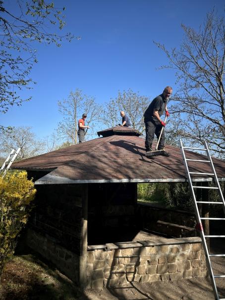 Ehrenamtsgruppe im Einsatz